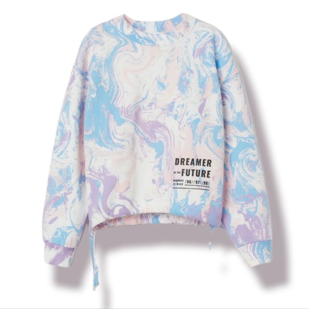 H&M Drawstring sweatshirt size:8/10